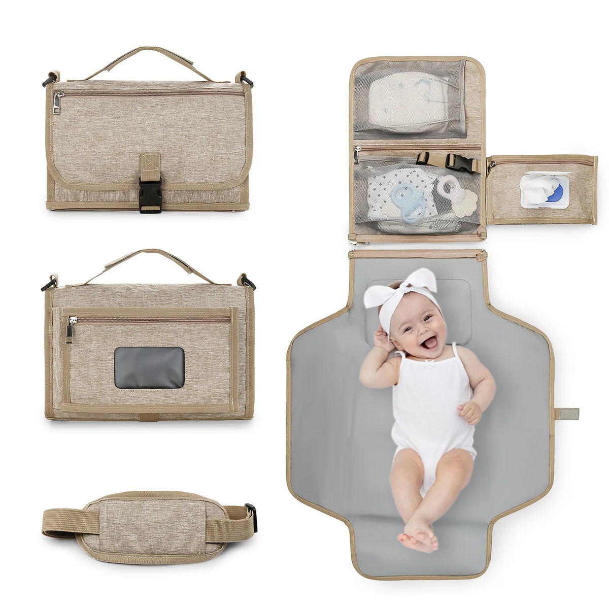 Little Cub 3-in-1 Portable Changing Mat